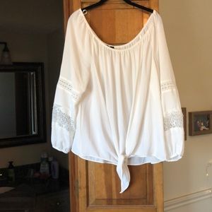 off the shoulder shirt